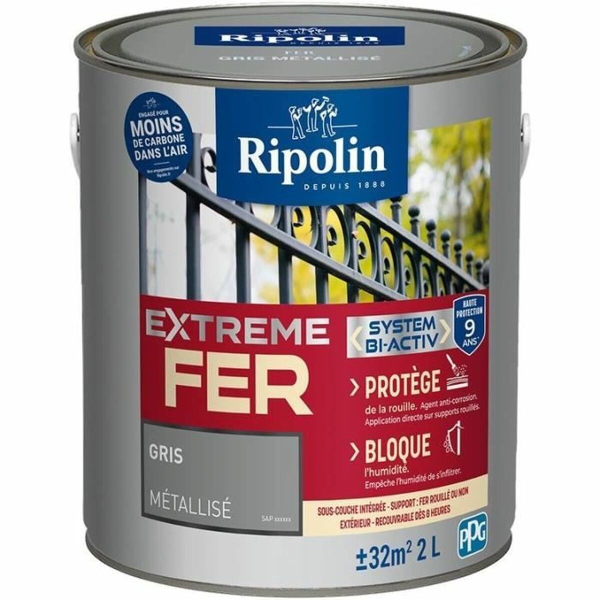 Grundfärg Ripolin Grå 2 L Matt