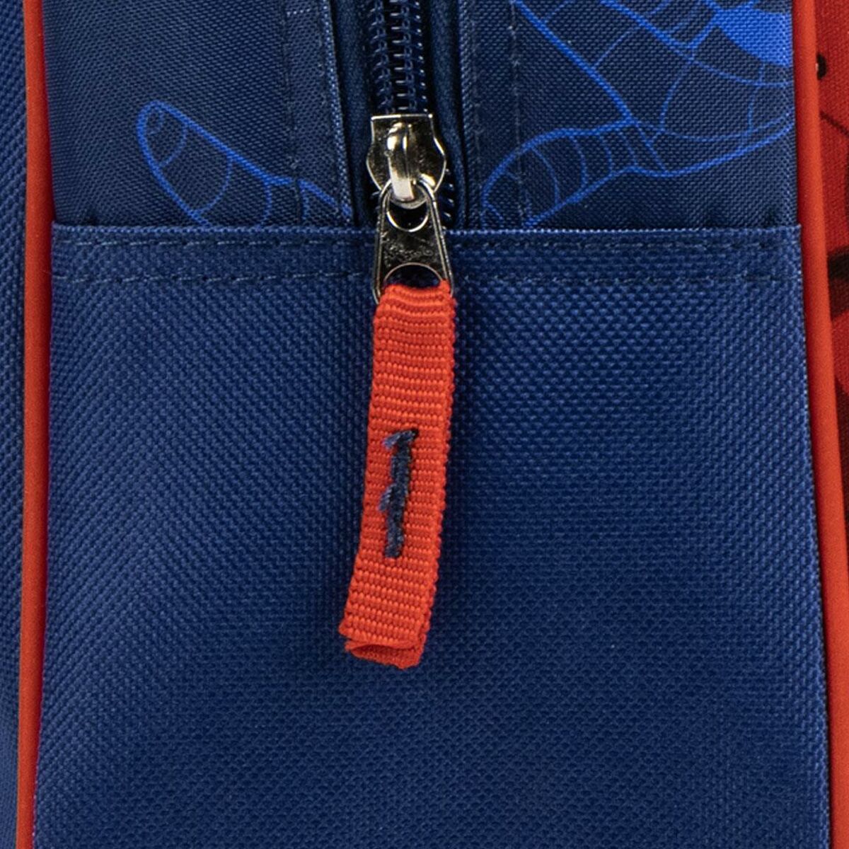 Skolväska med hjul Spider-Man Blå 3D - 8