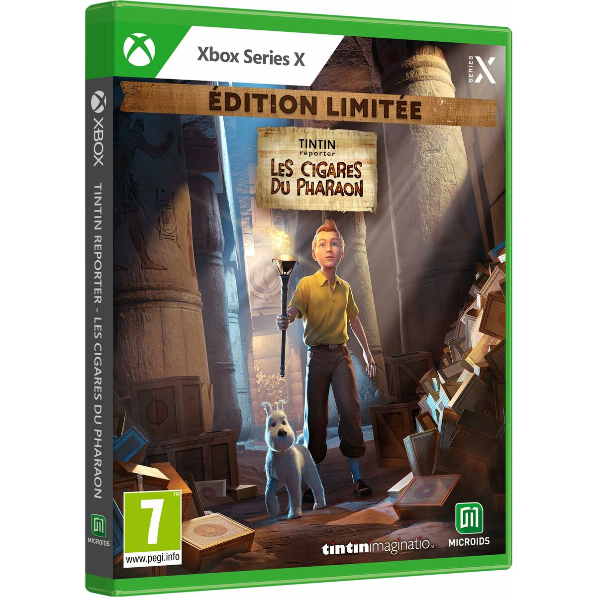 Xbox One / Series X Videospel Microids Tintin Reporter: Les Cigares du Pharaon - Limited Edition (FR)