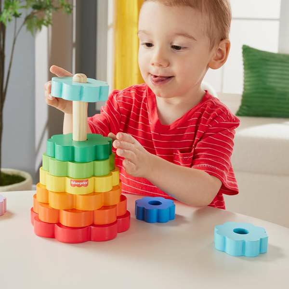 Staplingsbara block Fisher-Price 10 Delar - 5