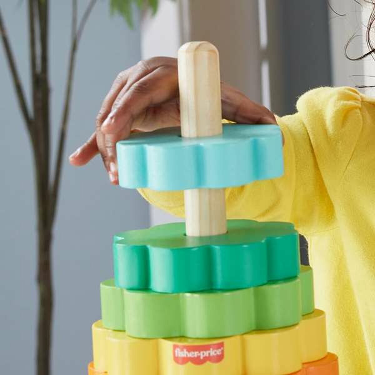 Staplingsbara block Fisher-Price 10 Delar - 6