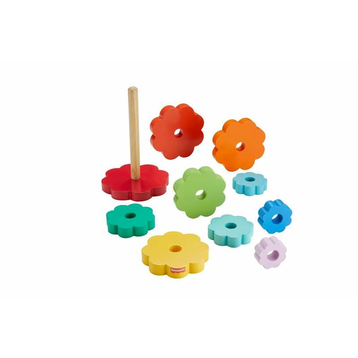 Staplingsbara block Fisher-Price 10 Delar - 8