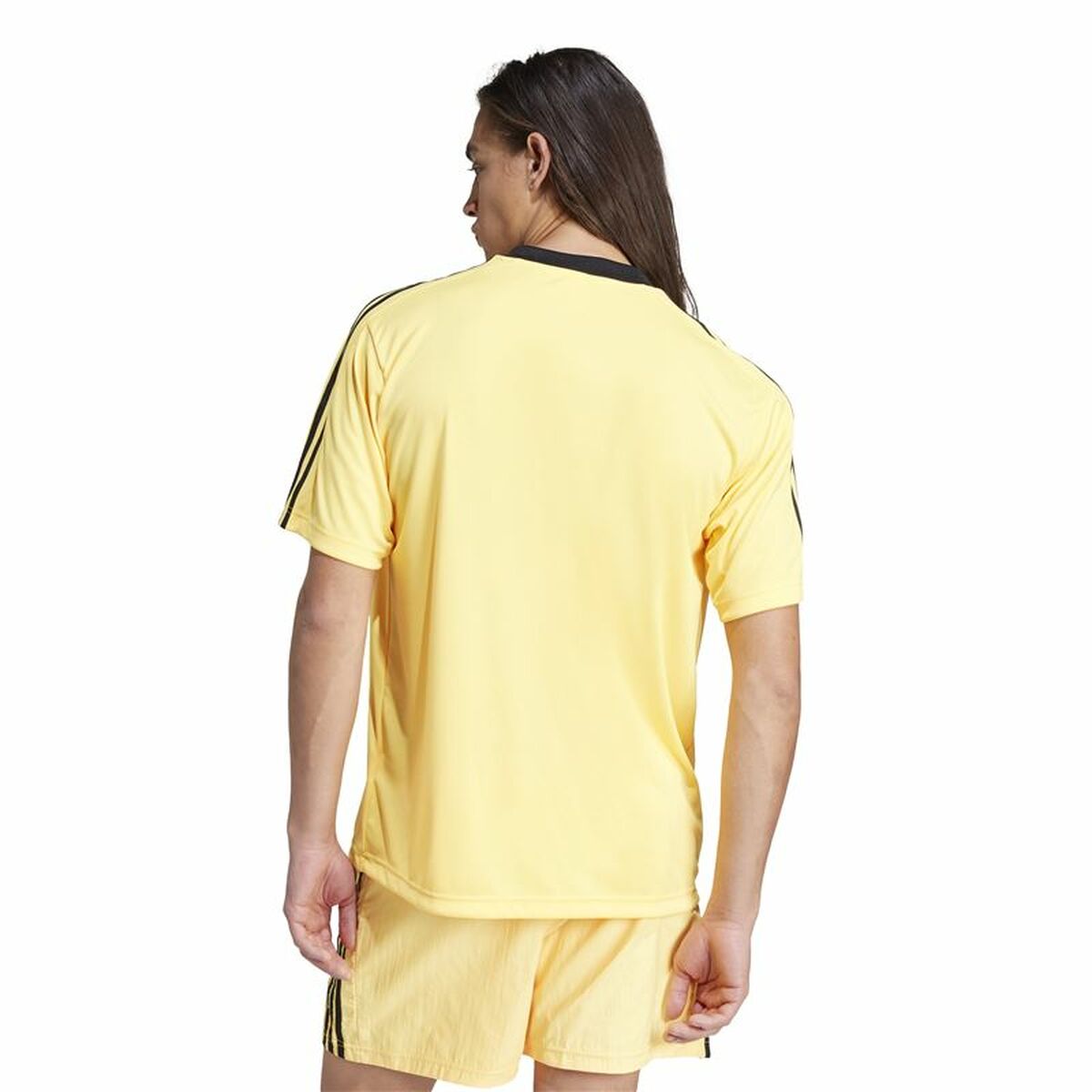 T-shirt med kortärm Herr Adidas Tiro Aop Gul - 3