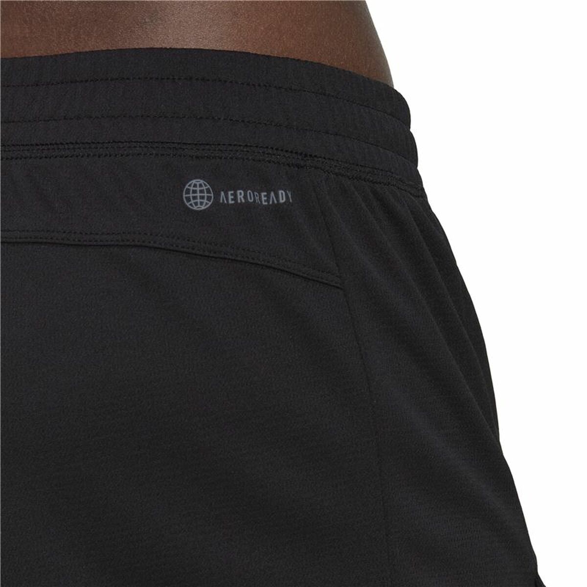 Sportshorts för kvinnor Adidas Pacer 3 Stripes Knit Svart - 5