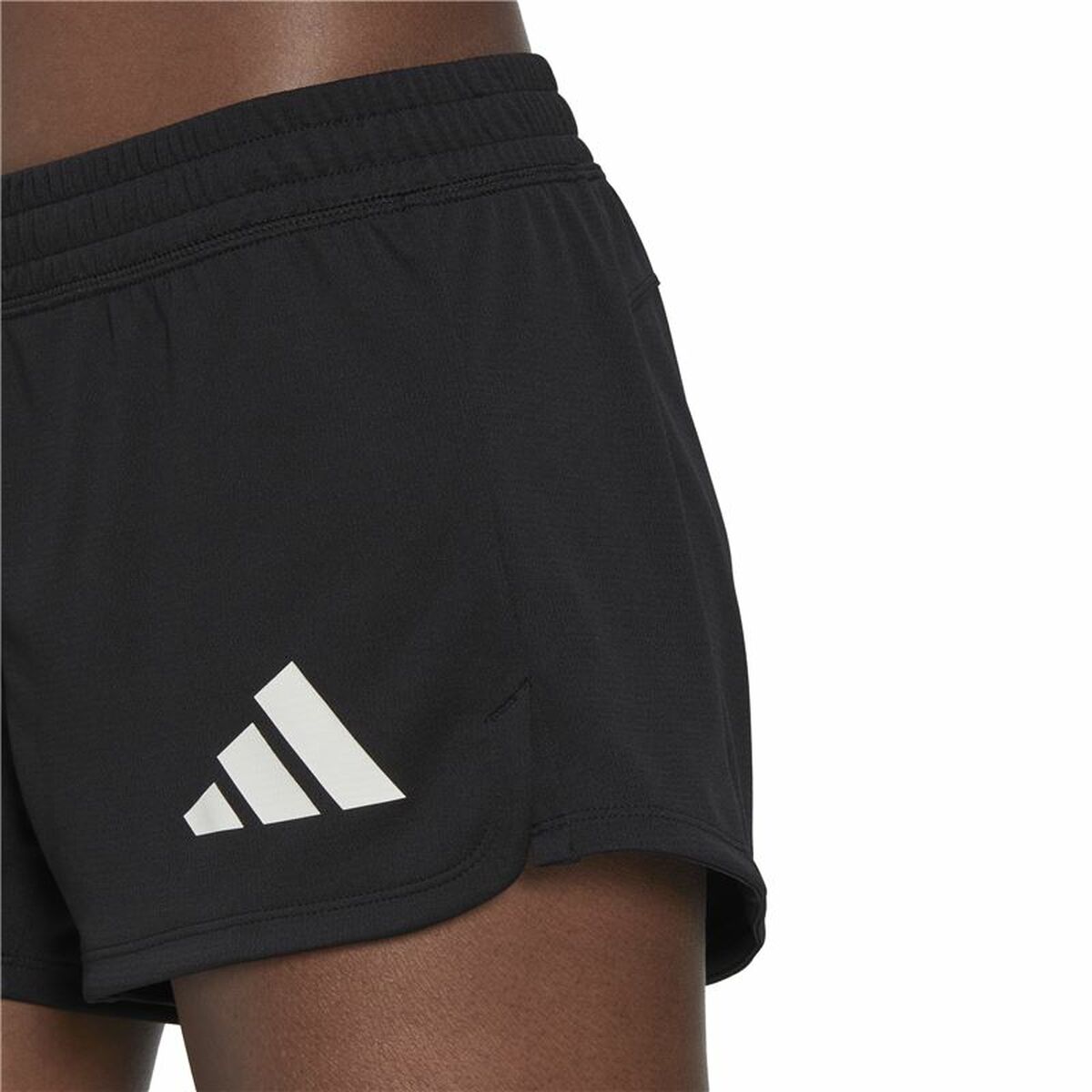Sportshorts för kvinnor Adidas Pacer 3 Stripes Knit Svart - 6