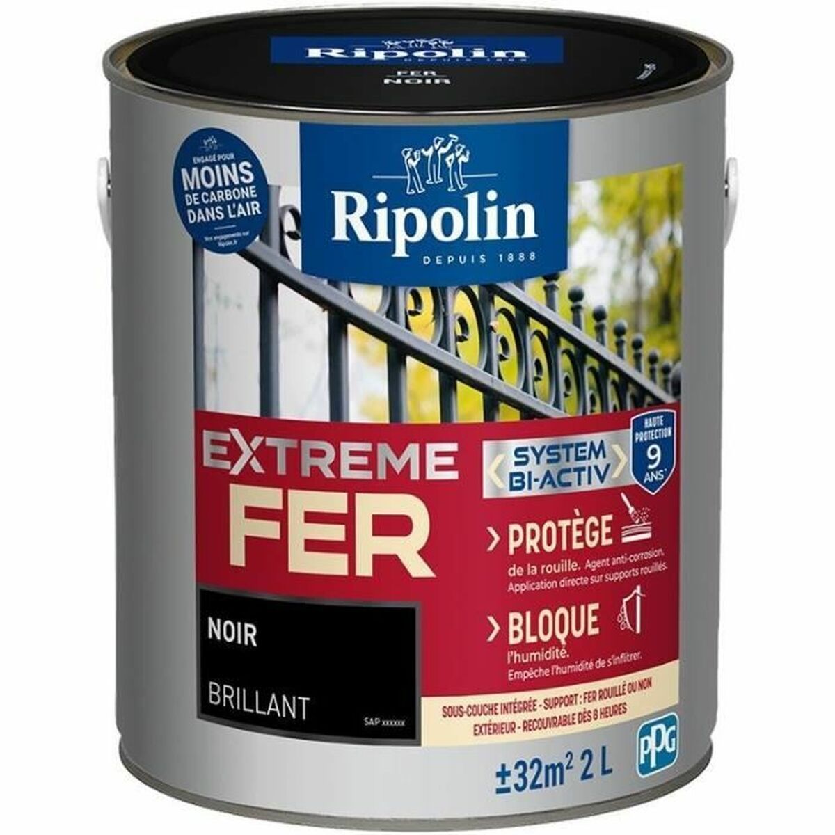 Grundfärg Ripolin noir 2 L