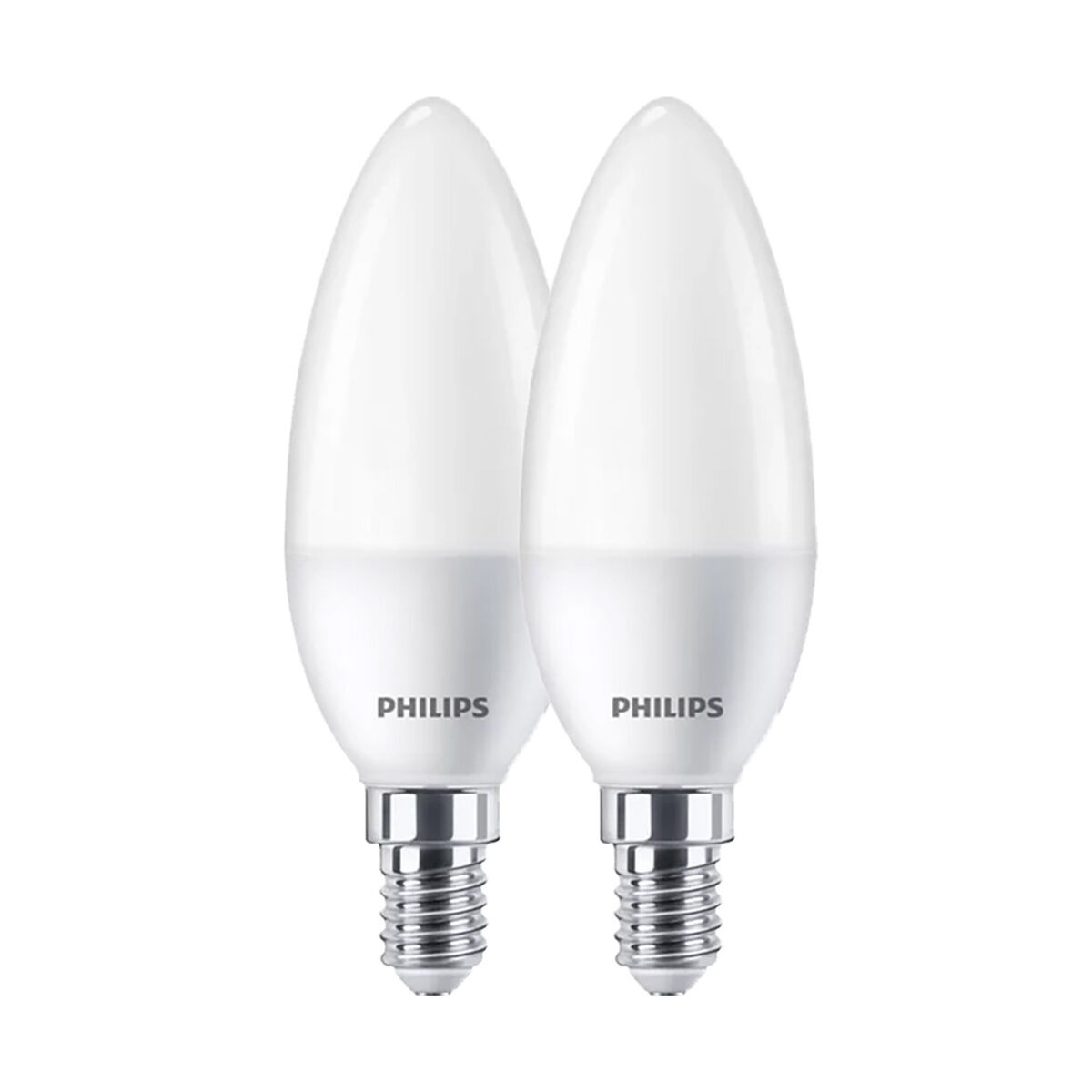 Ljuslampa Philips E 7 W E14 806 lm Ø 3,8 x 11,4 cm 2 antal (4000 K)