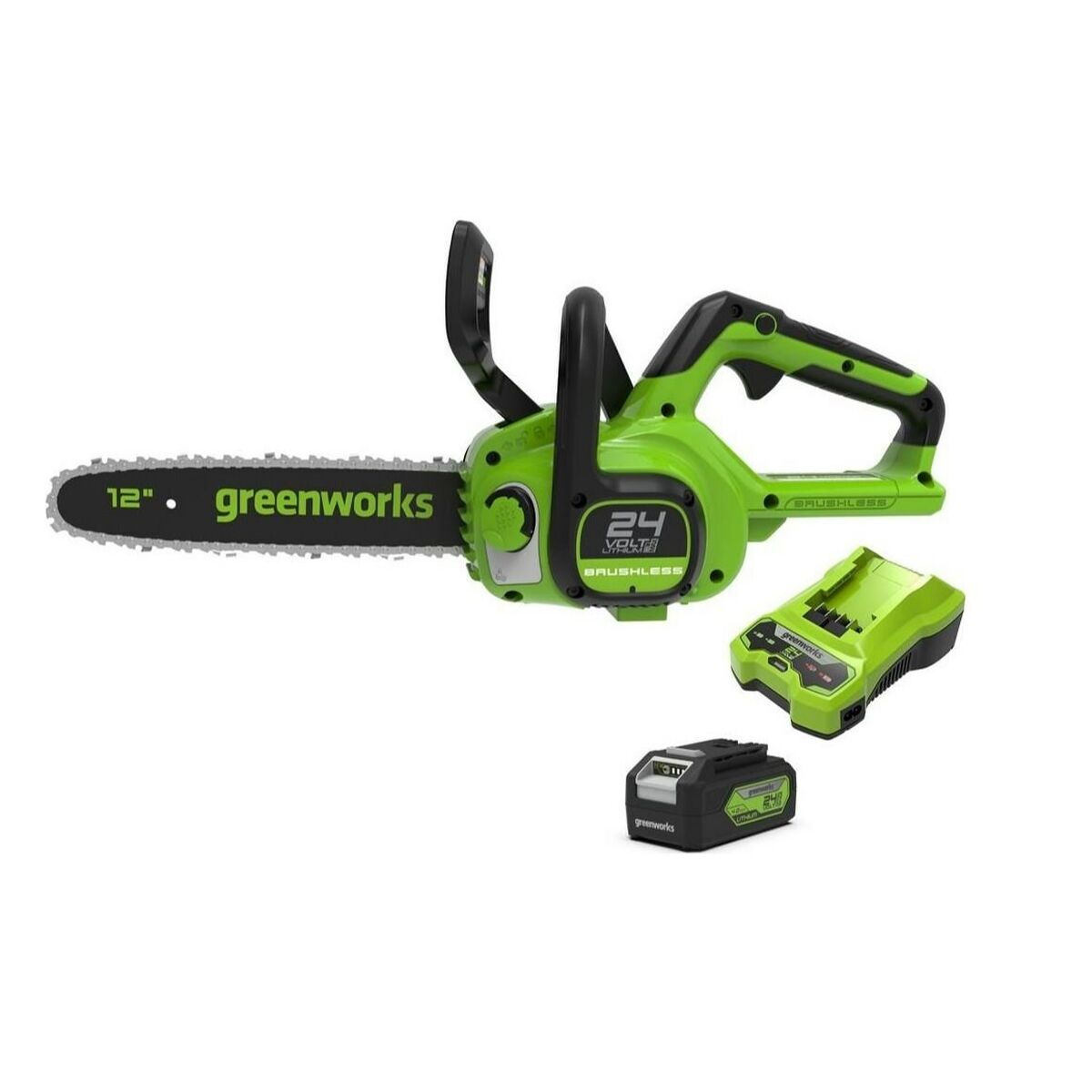 Batteri motorsåg Greenworks GD24CS30K4 (30 cm)
