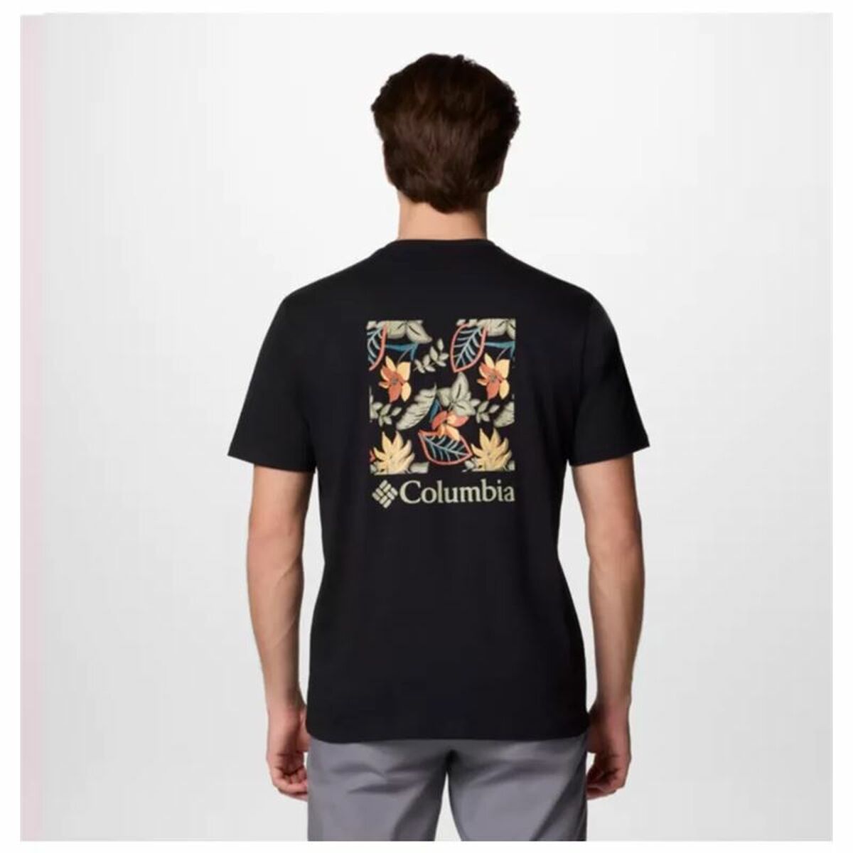 T-shirt med kortärm Herr Columbia North Cascades™ Sleeve Svart - 2