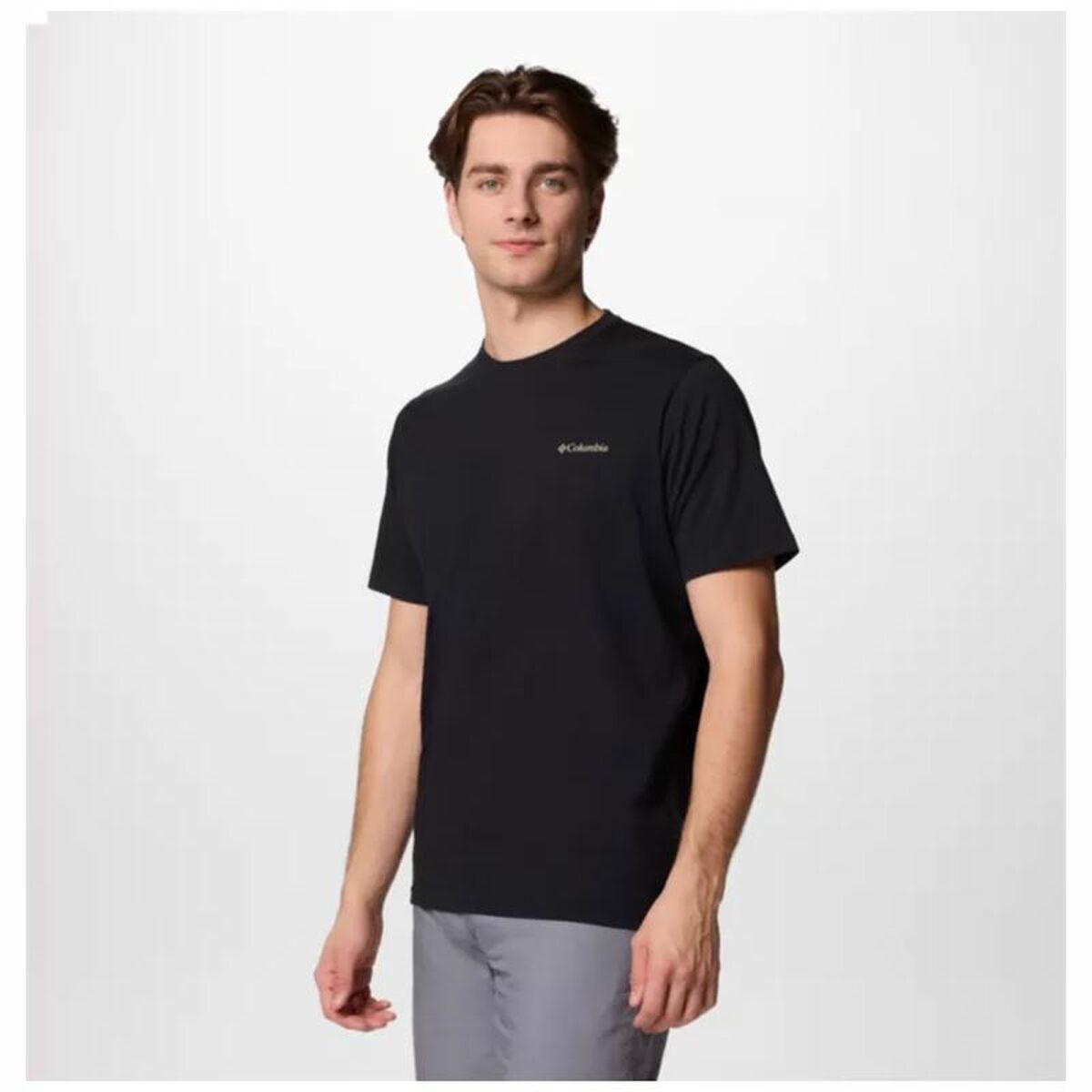 T-shirt med kortärm Herr Columbia North Cascades™ Sleeve Svart - 3
