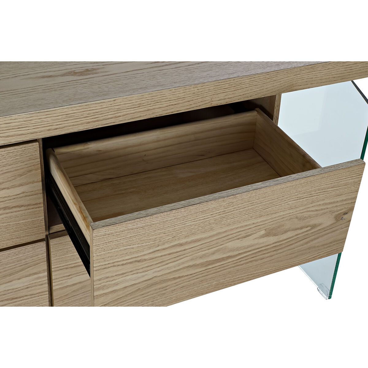 Skänk DKD Home Decor   Transparent Ljusbrun Glas Trä MDF 160 x 45 x 80 cm - 6