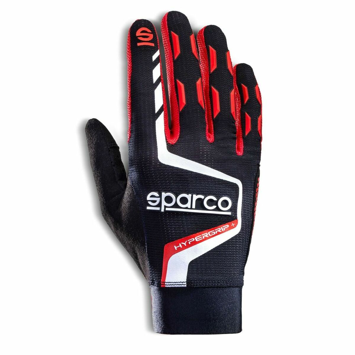 Handskar Sparco HYPERGRIP+ Svart/Röd 11