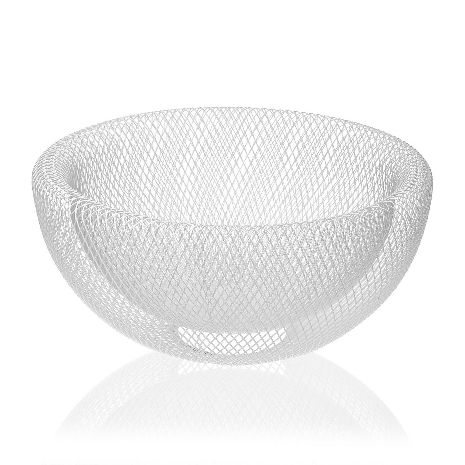Fruktskål Versa Vit Stål Järn (15 cm) - 2