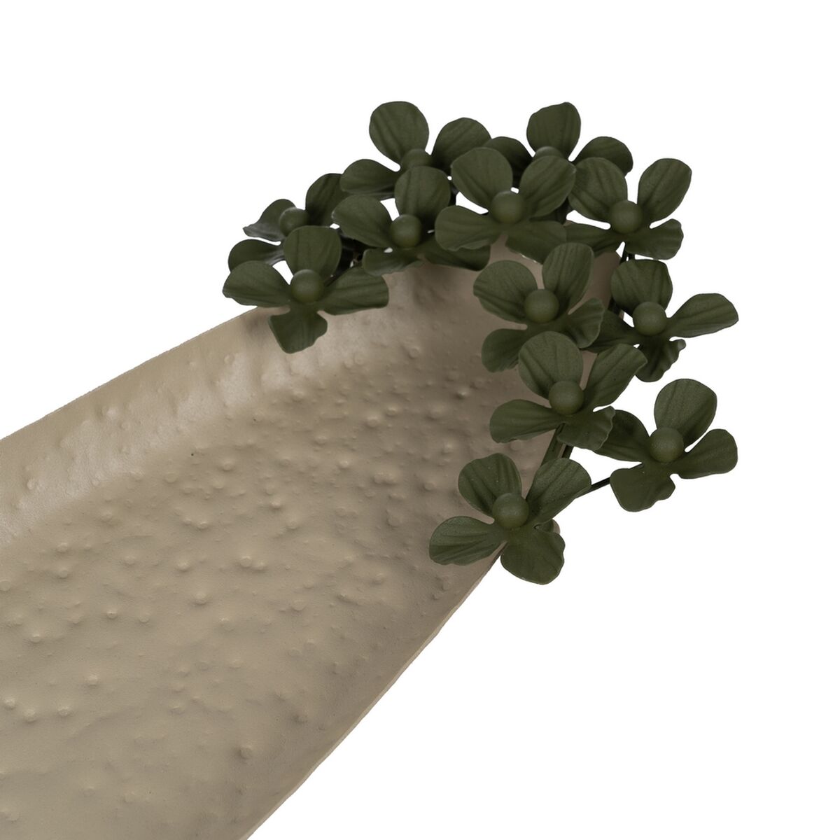 Bricka Grön Beige Virágok 58 x 23 x 4 cm - 3