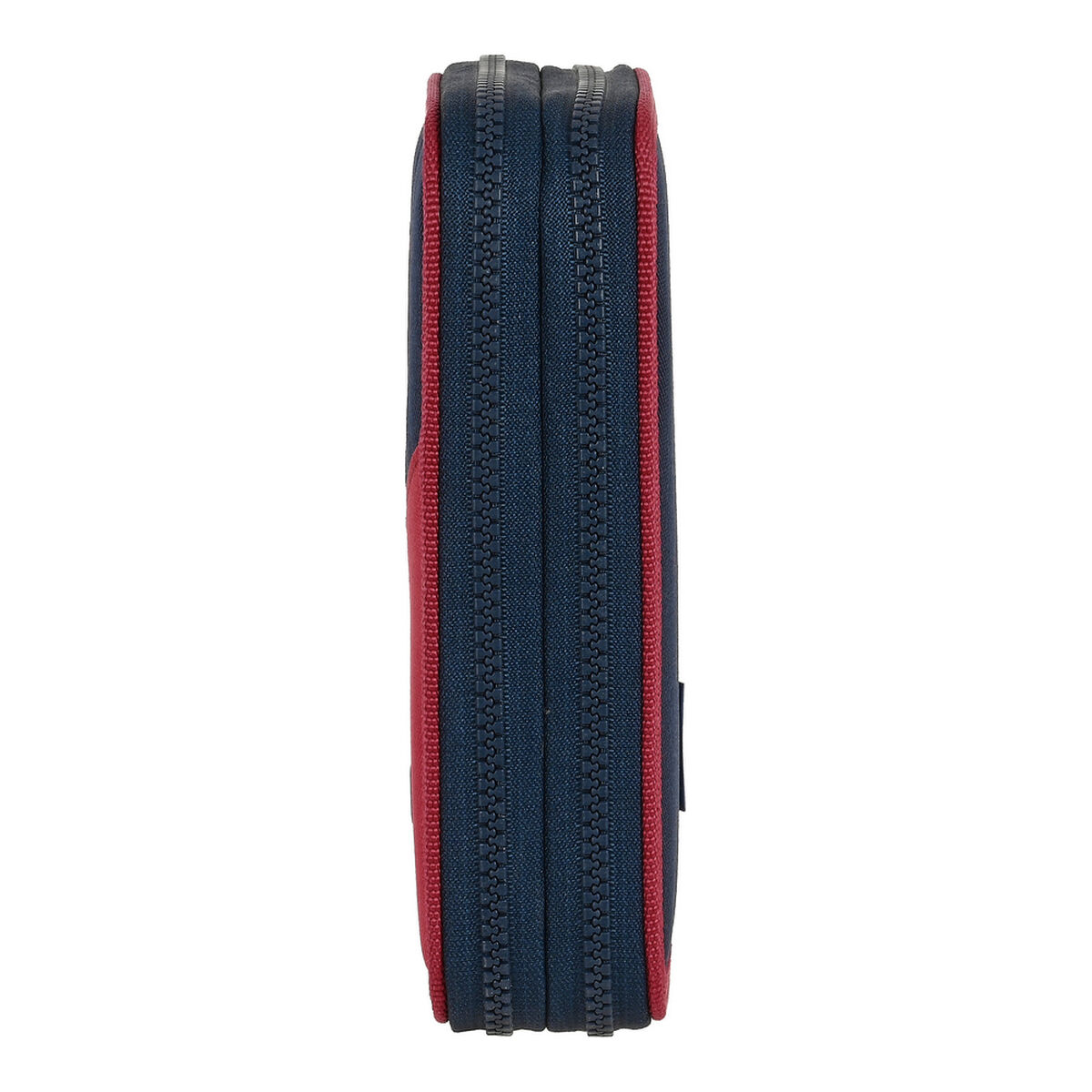 Dubbelt pennfodral F.C. Barcelona Corporativa Blå Rödbrun 12.5 x 19.5 x 4 cm (28 Delar) - 12