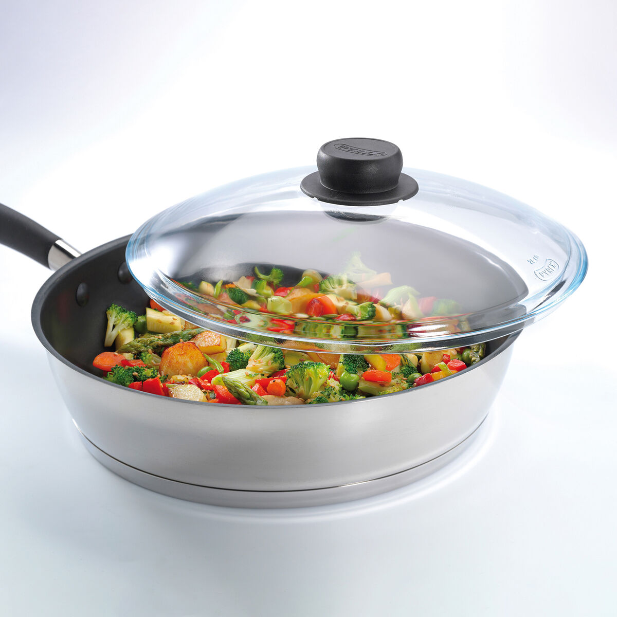 Stekpannelock Pyrex Grå Transparent (Renoverade A) - 2