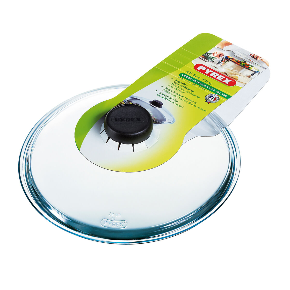 Stekpannelock Pyrex Grå Transparent (Renoverade A)