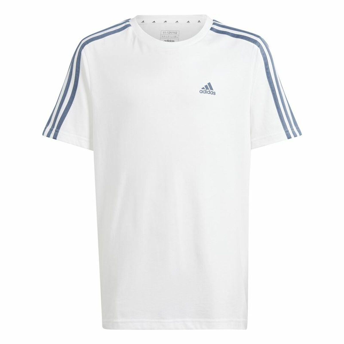 Barn T-shirt med kortärm Adidas Essentials Vit