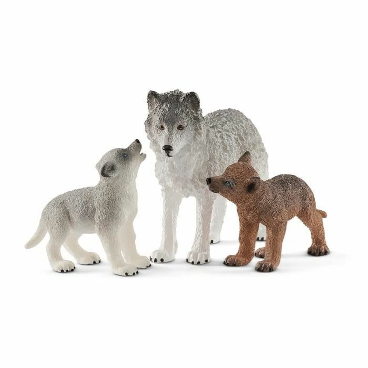 Set med vilda djur Schleich   Plast Varg - 2
