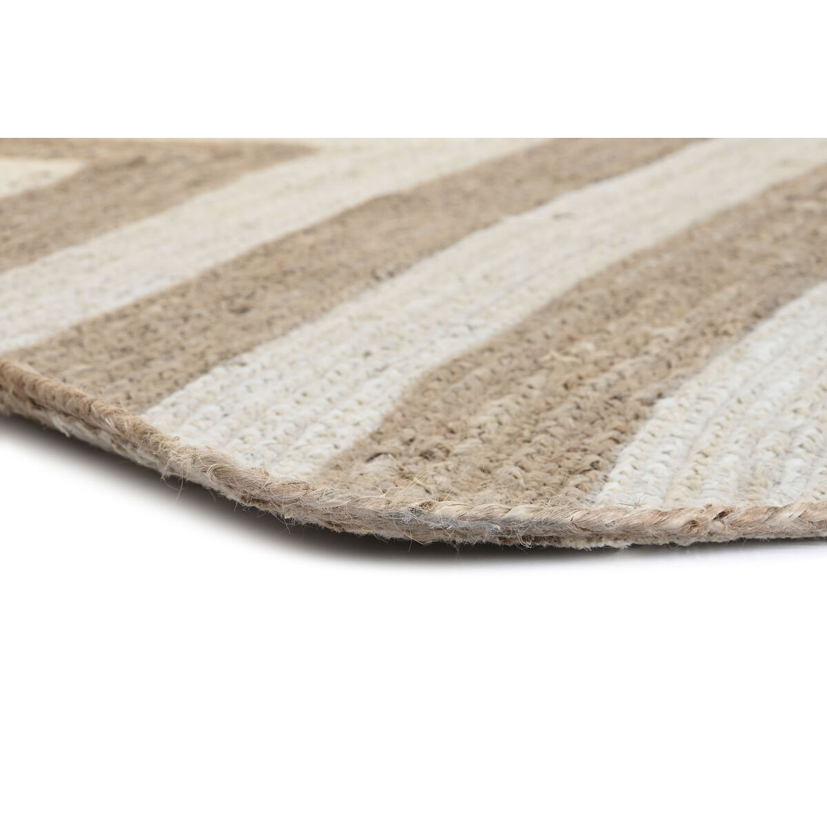 Matta DKD Home Decor Scandi Vit Ljusbrun Jute (160 x 230 x 1 cm) - 5