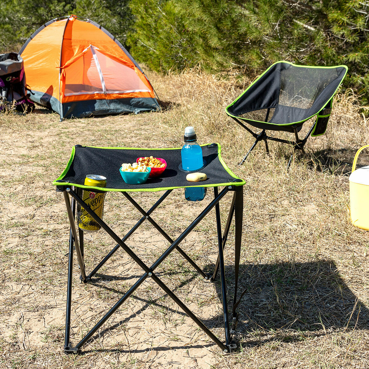 Hopfällbart Campingbord i Textil med Fodral Cafolby InnovaGoods - 14