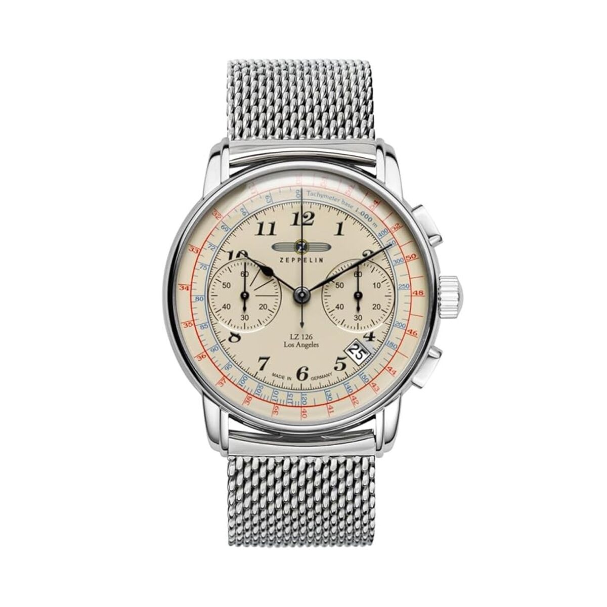 Herrklocka Zeppelin 7614M-5 Silvrig