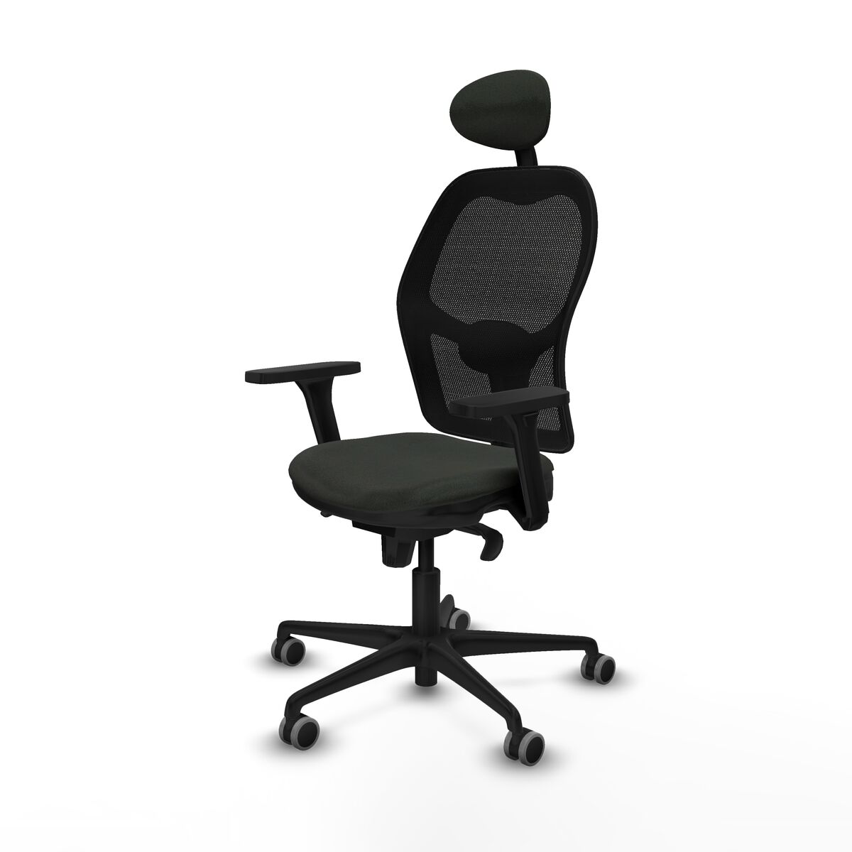 Kontorsstol med nackstöd Jorquera Piqueras y Crespo 3D036G1 Svart - 2