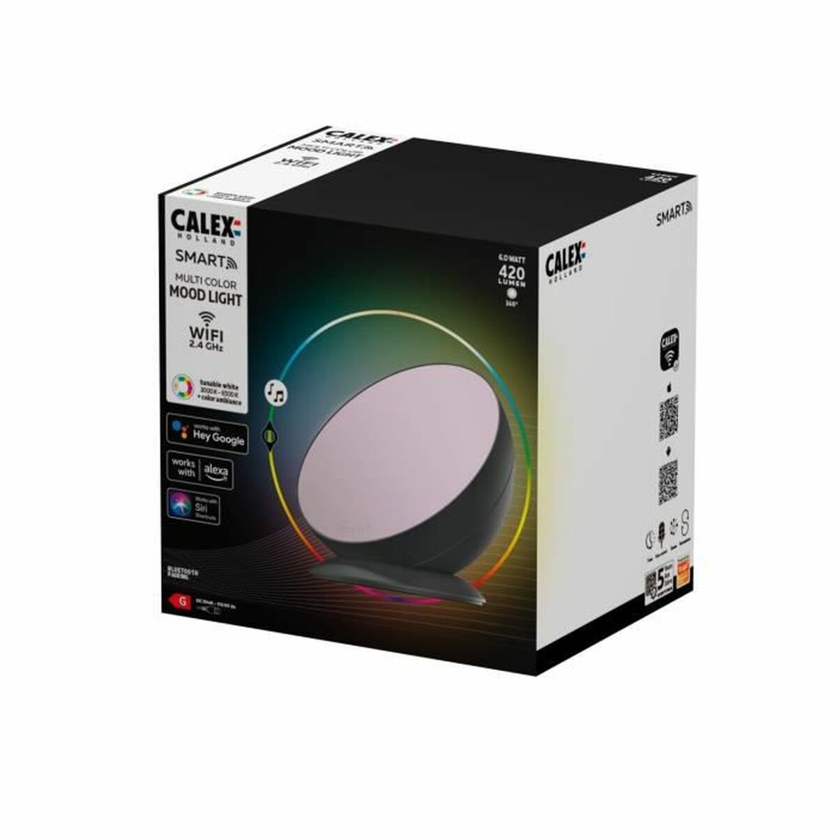 Bärbar smart LED-lampa Calex Ambient 18 x 14 x 19 cm 6 W LED RGB - 2