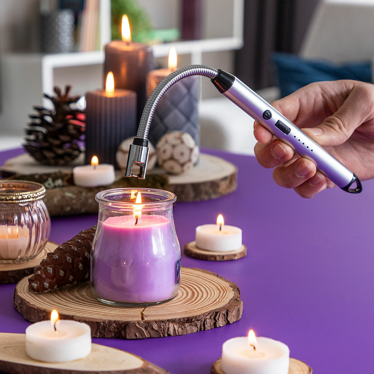 Flexibel och uppladdningsbar elektrisk tändare Eflecther InnovaGoods - 10