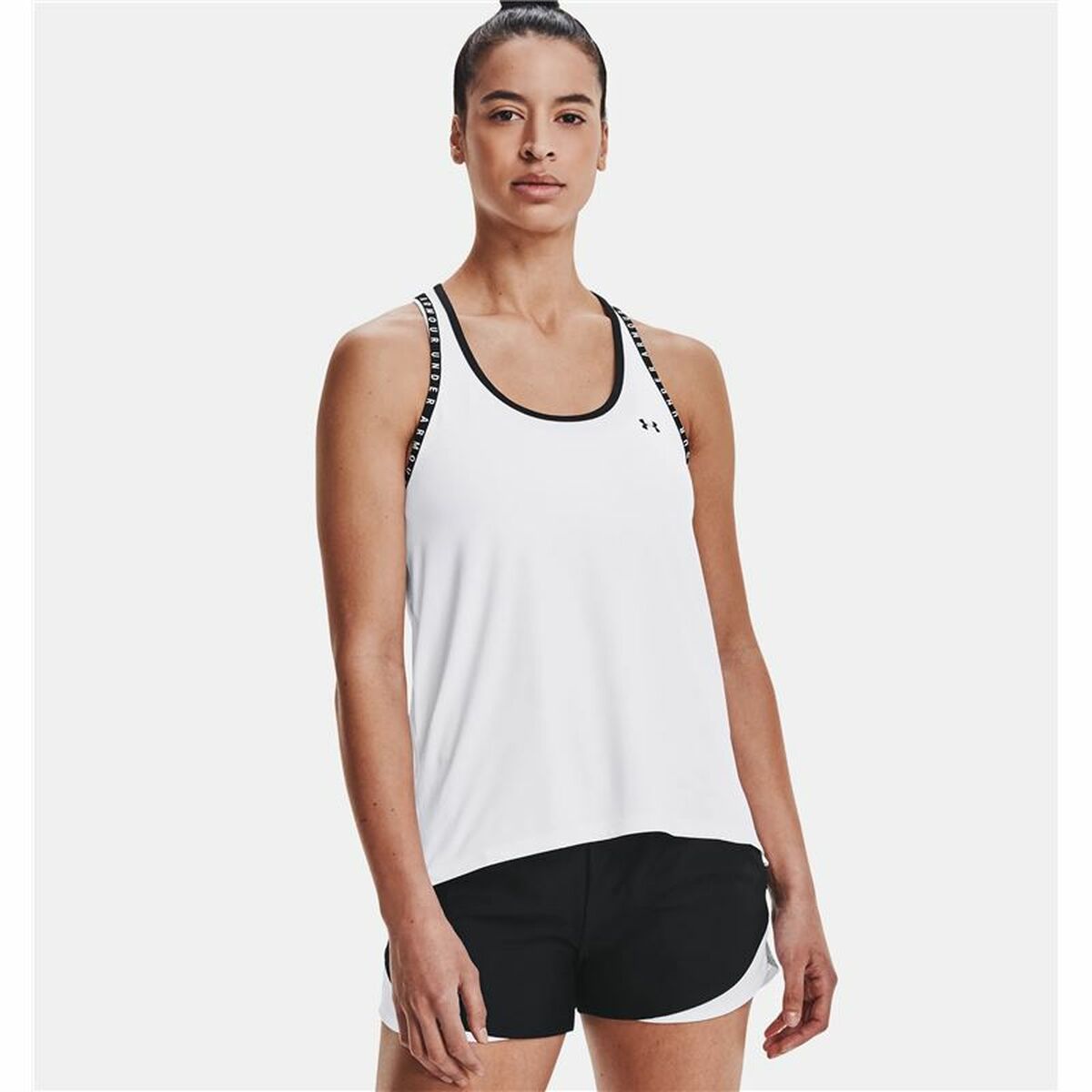 Tanktop, Dam Under Armour Knockout Vit - 5