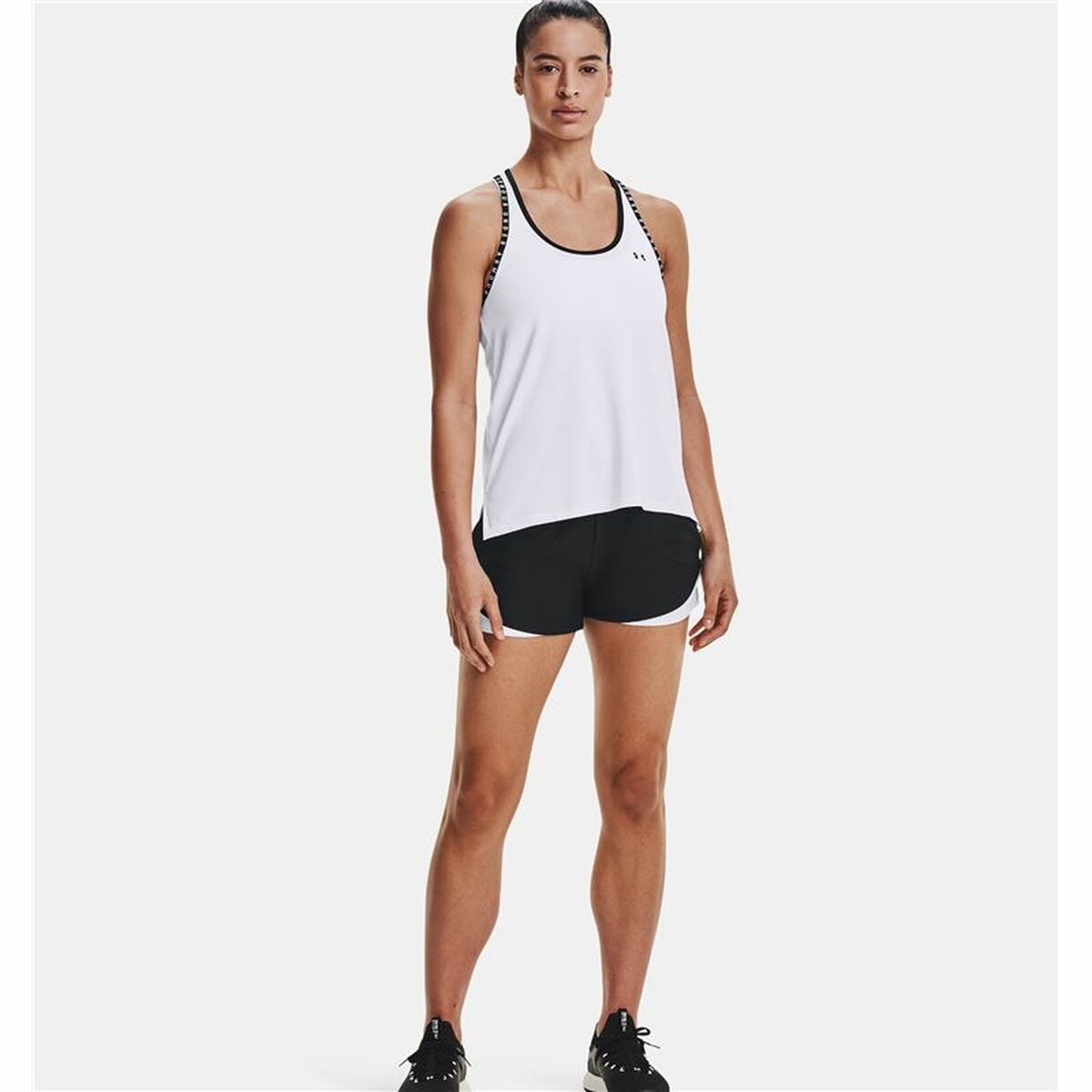 Tanktop, Dam Under Armour Knockout Vit - 4