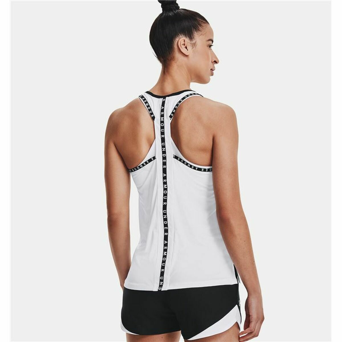 Tanktop, Dam Under Armour Knockout Vit - 2