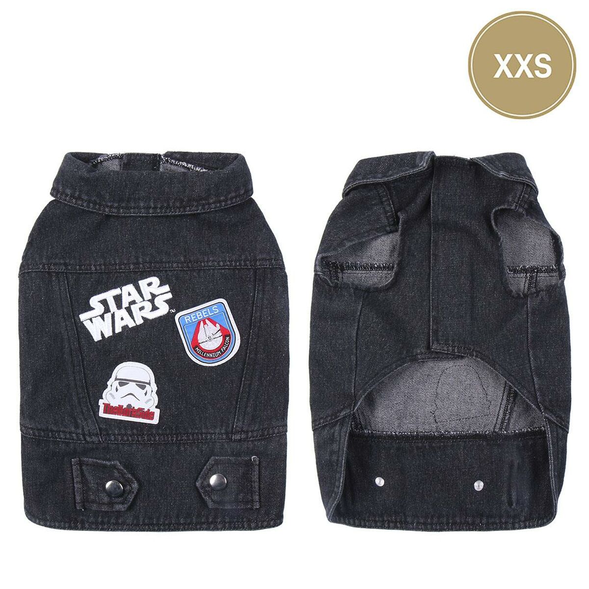 Hundrock Star Wars Grå XXS - 11