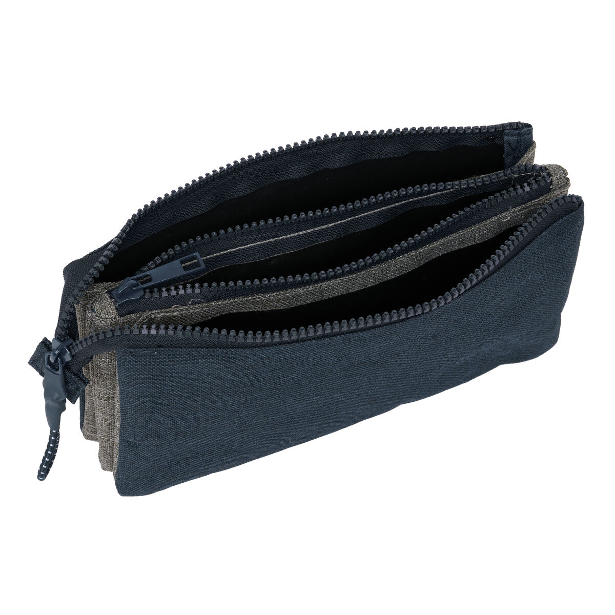 Tredubbel Carry-all Kappa Dark navy Grå Marinblå 22 x 12 x 3 cm - 3