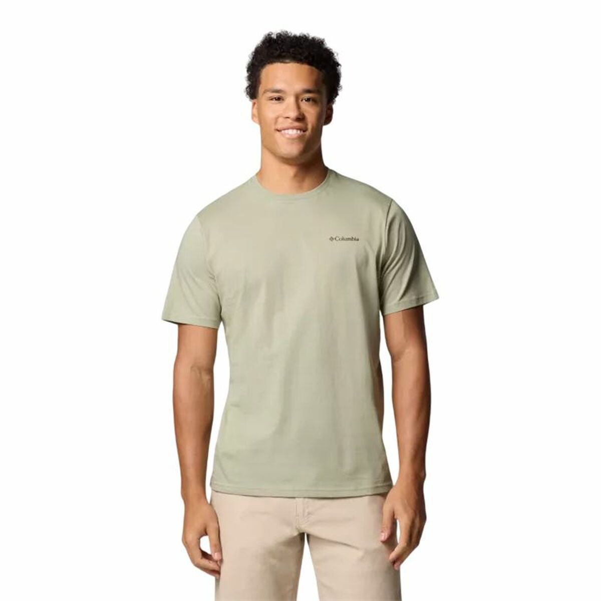 T-shirt med kortärm Herr Columbia North Cascades™ Sleeve Persimon