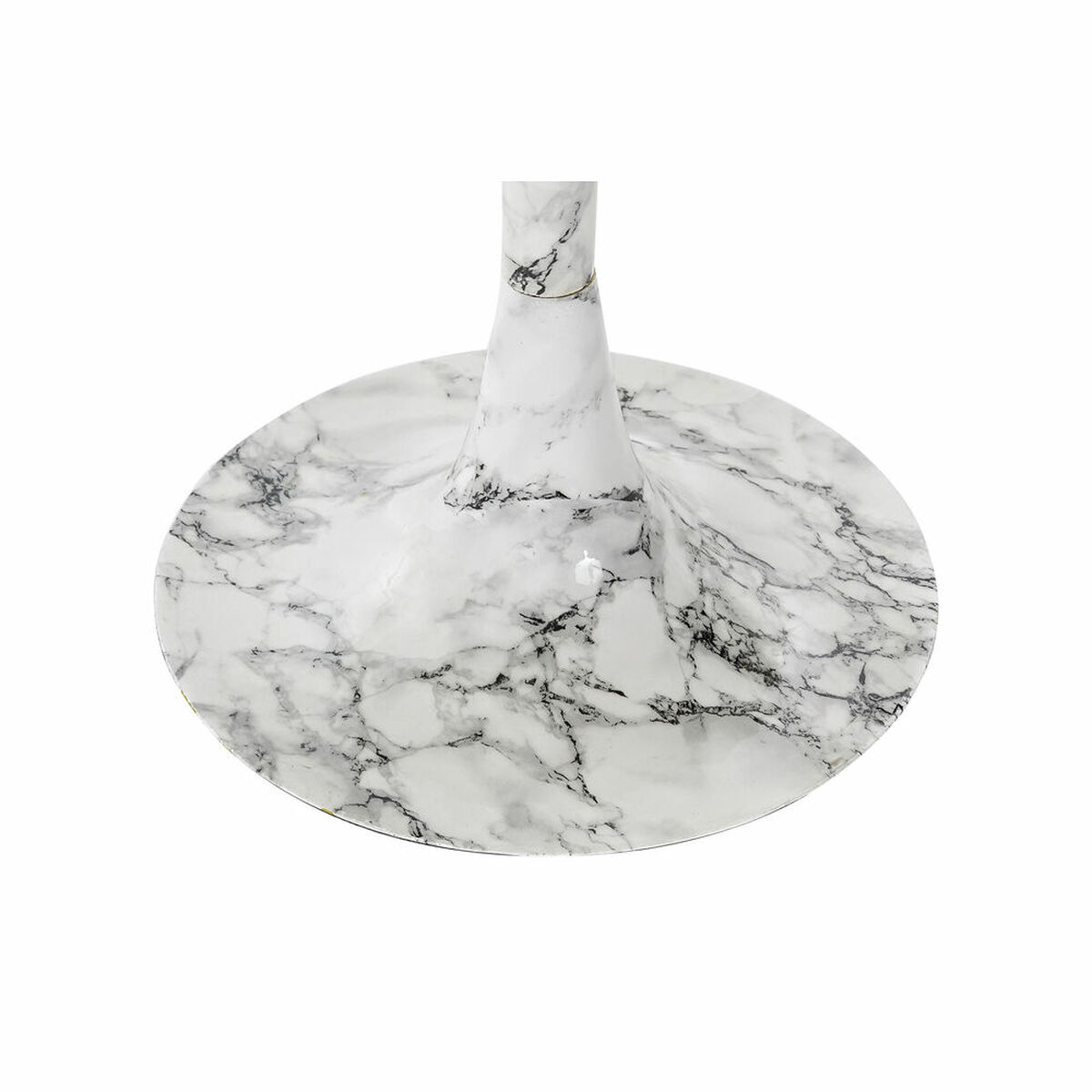 Sidobord DKD Home Decor SIMIL MARMOL Metall Aluminium (Renoverade B) - 3
