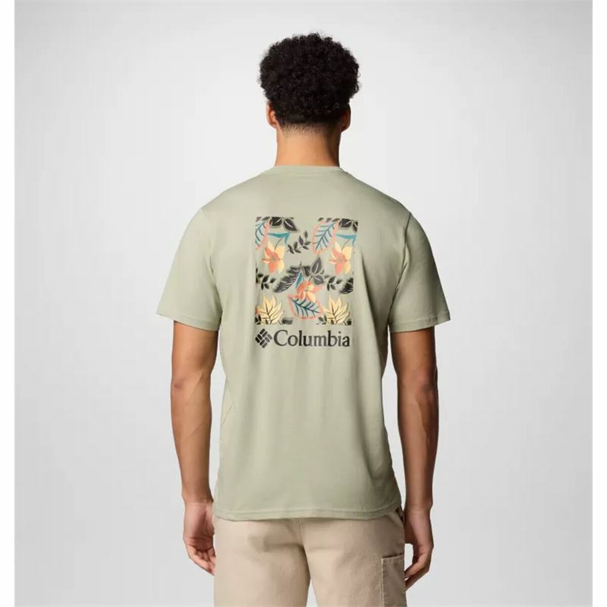 T-shirt med kortärm Herr Columbia North Cascades™ Sleeve Persimon - 2