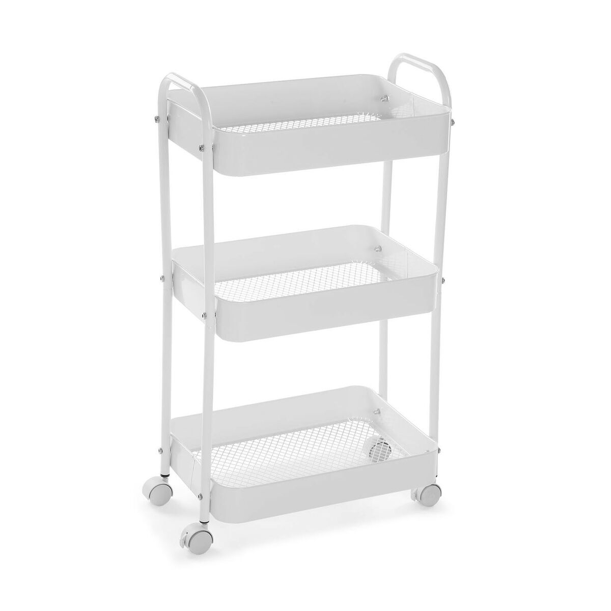 Köksvagn Versa Vit 30 x 76 x 46 cm Järn