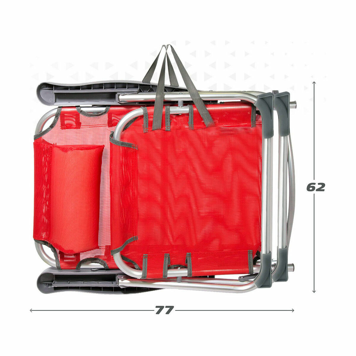 Strandstol Aktive Röd (Renoverade A)