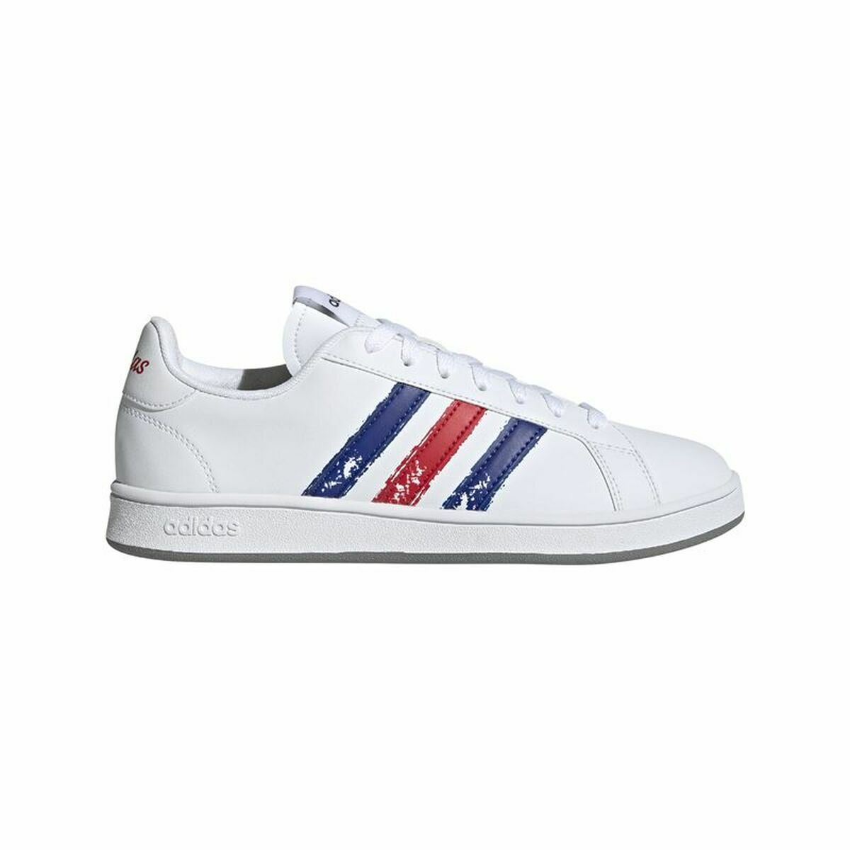 Sportskor Casual Herr Adidas Grand Court Base Beyond Röd Blå Vit - 7
