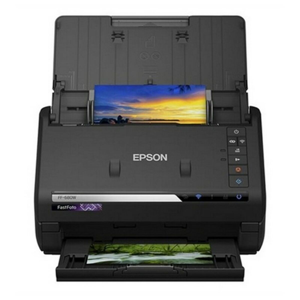 Skanner Dubbelsidig Epson FastFoto FF-680W 300 dpi 45 ppm WIFI - 2