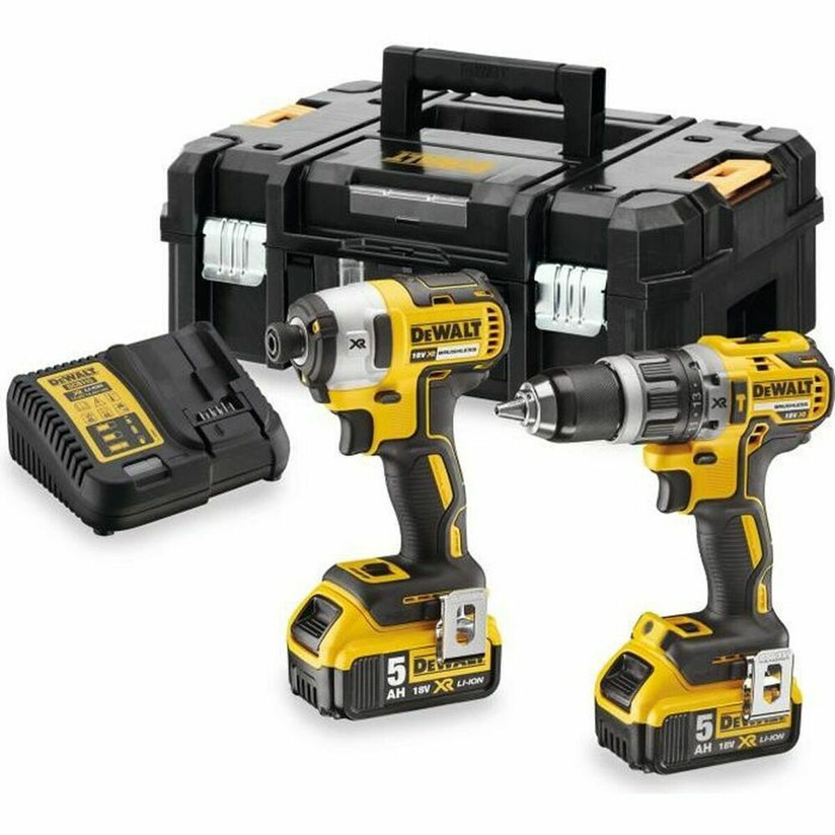 Elektrisk skruvmejsel Dewalt DCK266P2T 400 W