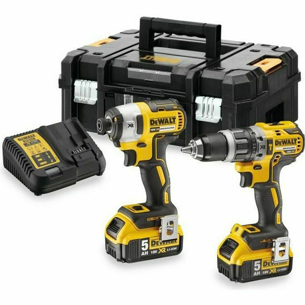 Elektrisk skruvmejsel Dewalt DCK266P2T 400 W - 2