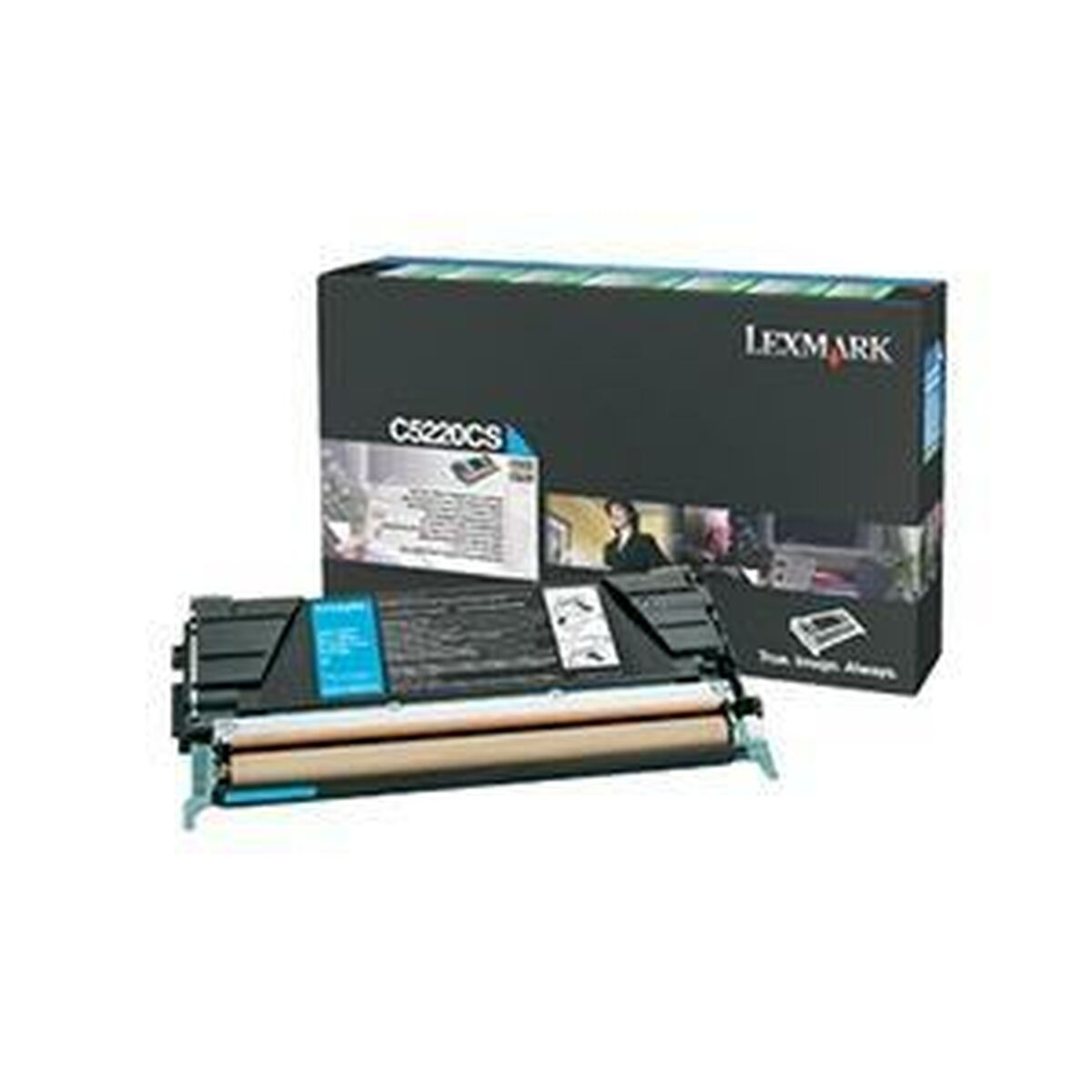 Toner Lexmark C5220CS Turkos - 2