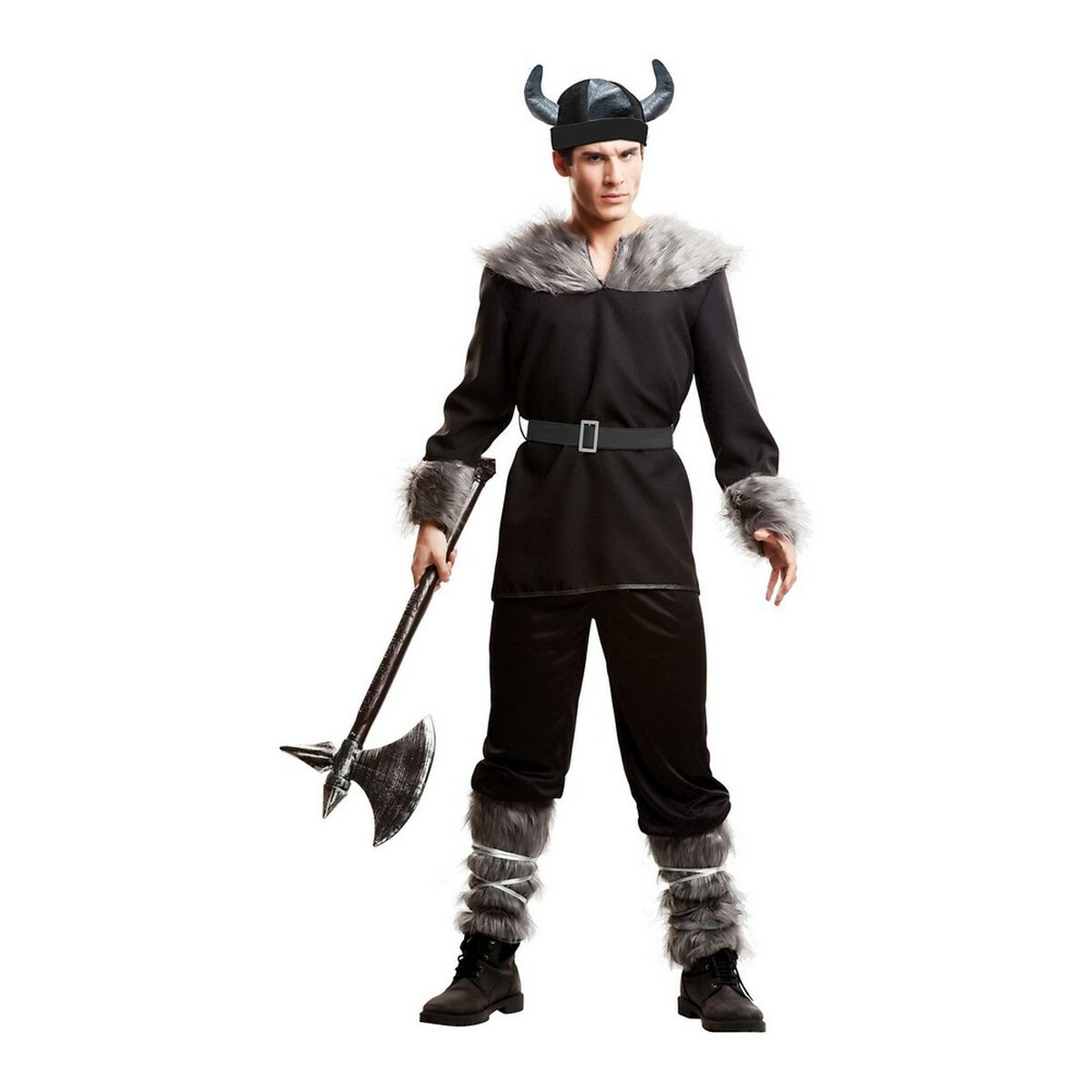 Maskeraddräkt vuxna My Other Me Vikingo Svart S - 5
