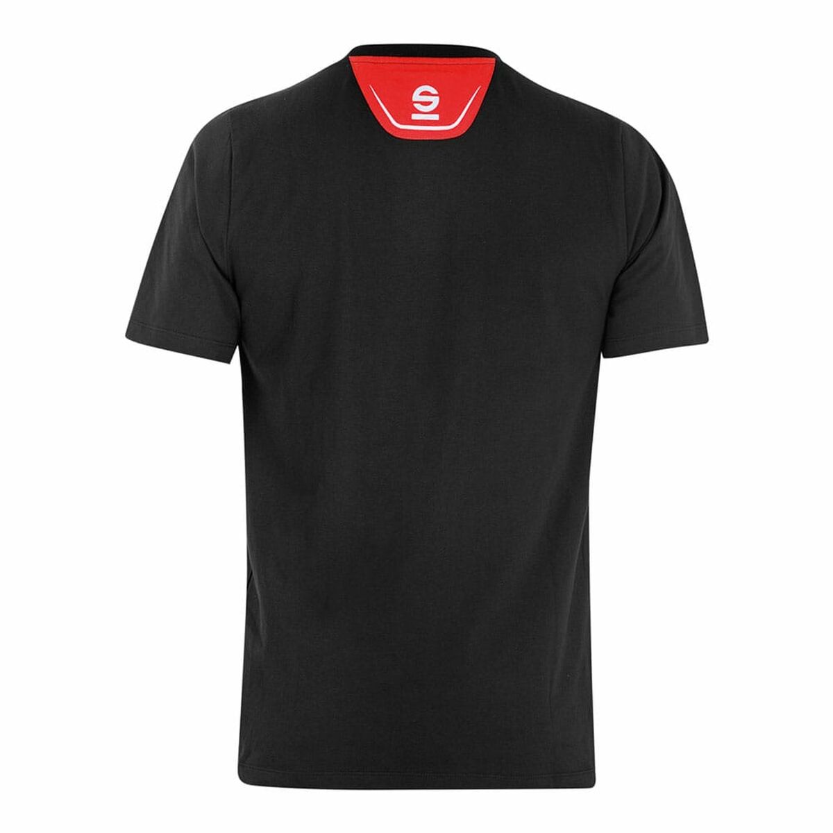 T-shirt med kortärm Sparco Tech Stretch Trenton Svart - 2