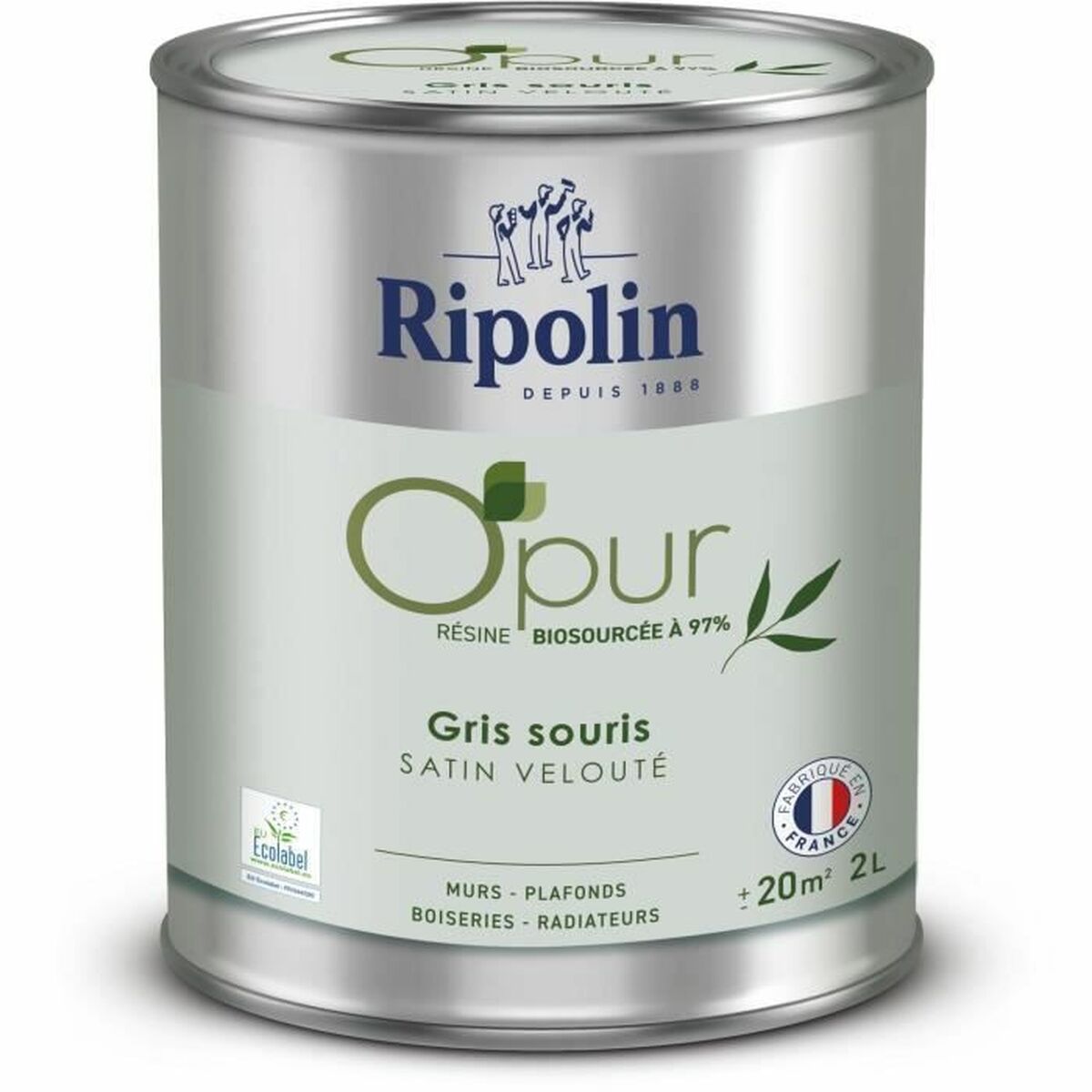 Grundfärg Ripolin Grå Satinfinish 2 L