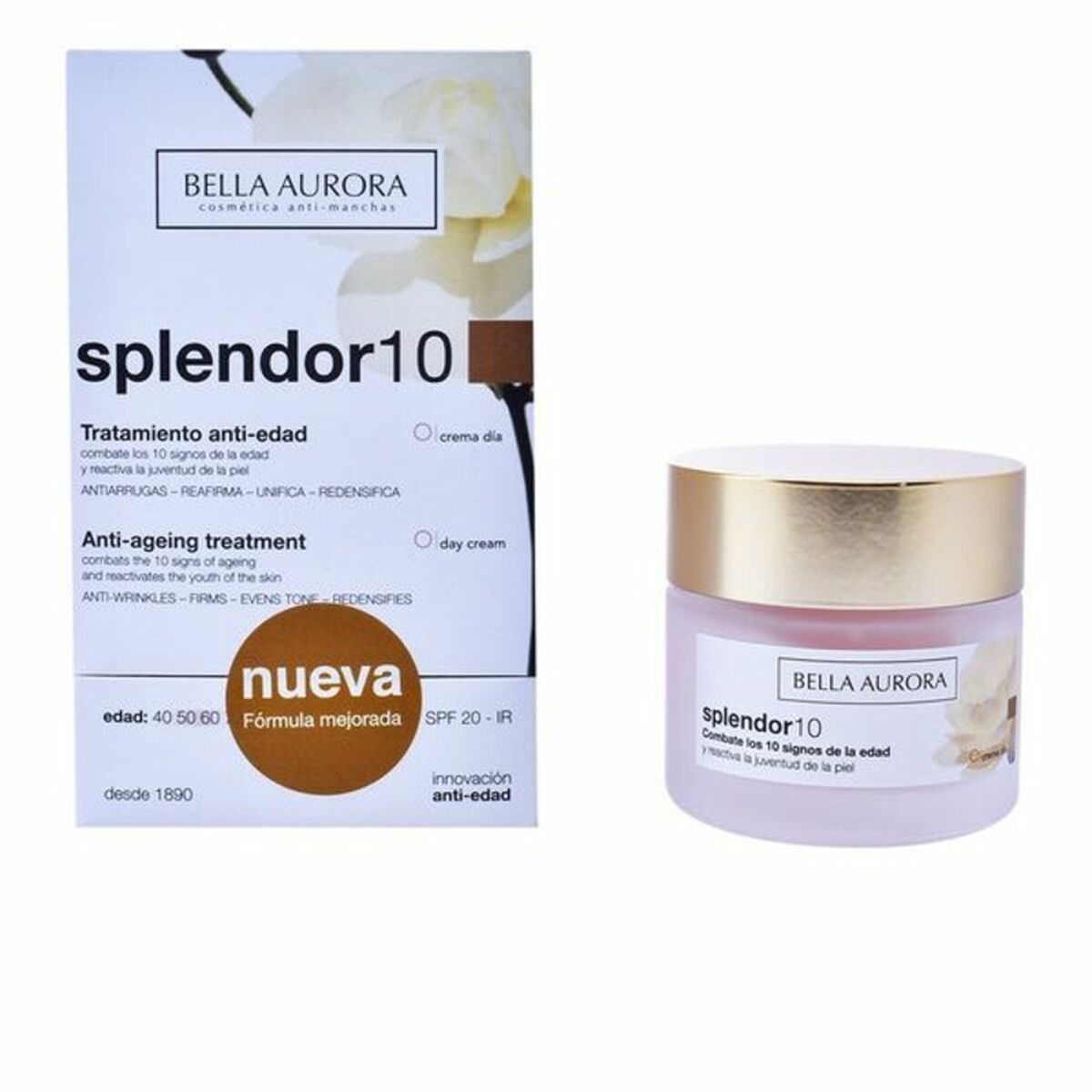 Anti-agingkräm Splendor 10 Bella Aurora 2526114 Spf 20 (50 ml) 50 ml