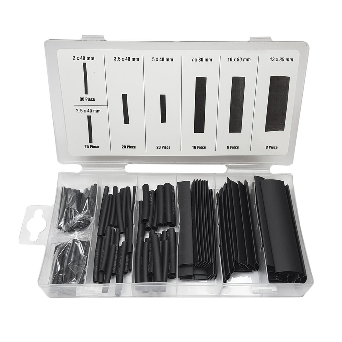 Värmekrympslangsats Bensontools 120 Delar - 2