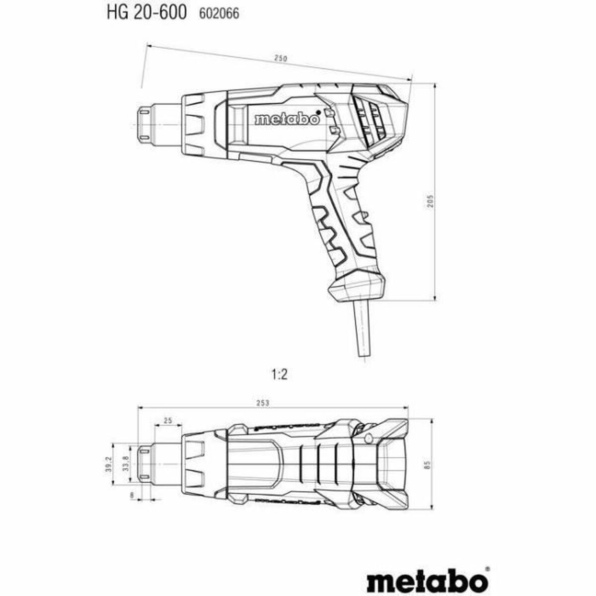 Varmluftspistol Metabo 602066000 - 3